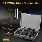 177 Complete Fairing Bolt Kit for Yamaha Suzuki Honda Kawasaki (All Years)