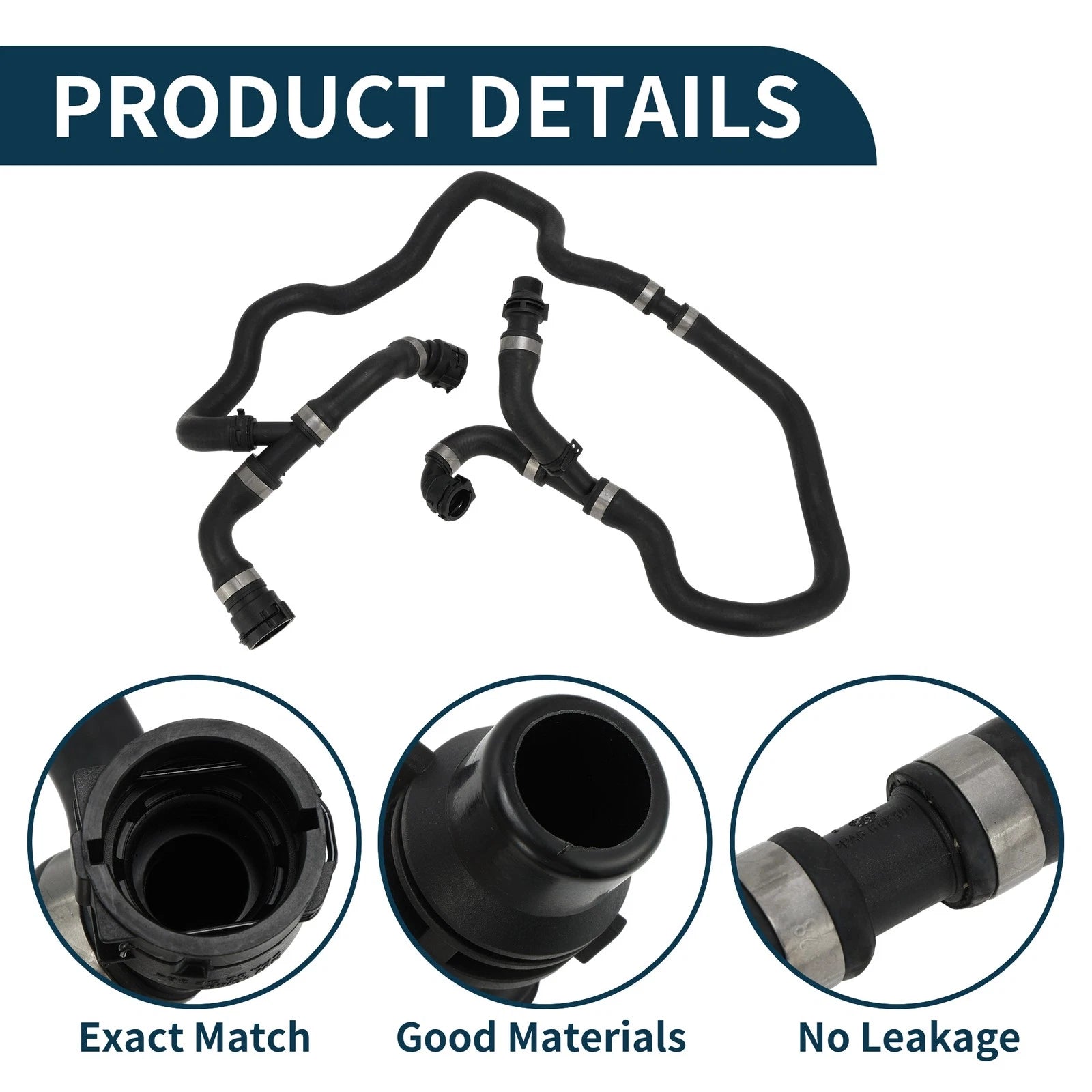 Radiator Hose Heater Hose for BMW 525Li (2008–2010) No. 17127575342