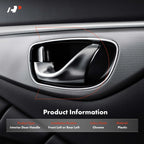 Left Chrome Interior Door Handle for Toyota Yaris (2007-2016)
