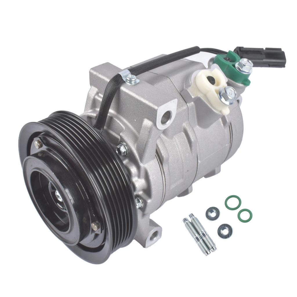 A/C Compressor w/ 6-Groove Pulley for Dodge Ram 1500 2500 3500 (2009–2023) 55111442AG