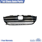 Front Upper Bumper Grille with Chrome Trim for Honda Pilot (2016-2018)