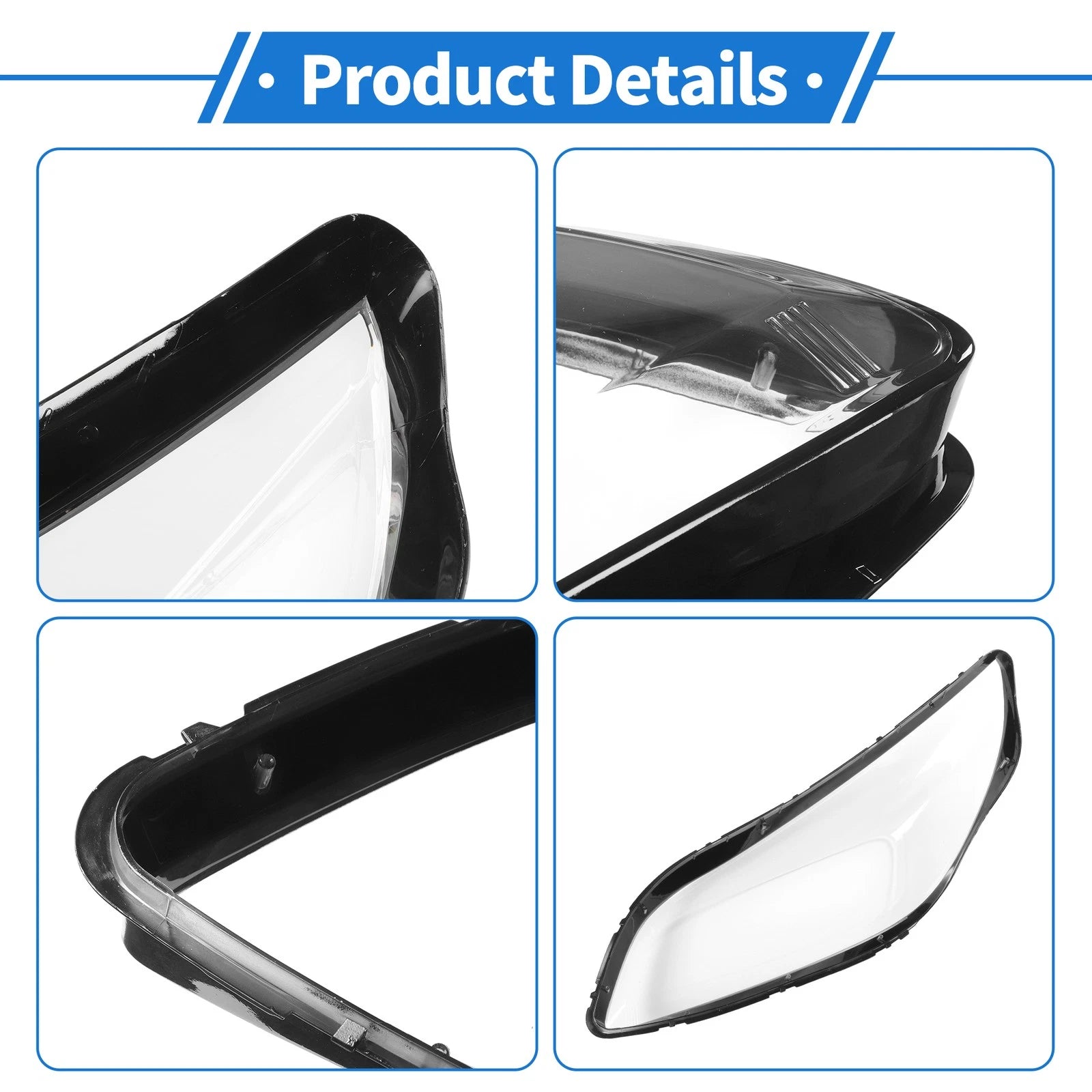 1 Pcs Headlight Lens Cover for Chevrolet Malibu (2013–2015)