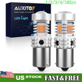 2X Amber 1156 LED Turn Signal Bulbs for Various Models