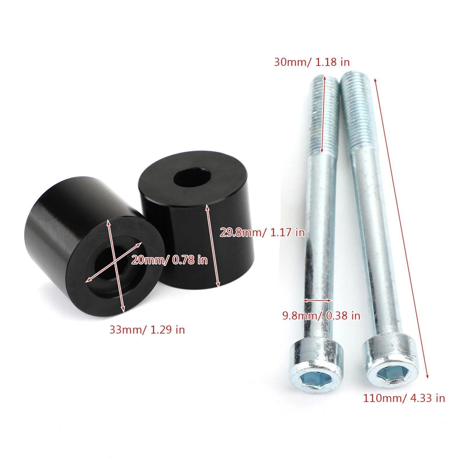 CNC Handlebar Bar Risers for Ducati Multistrada 1200/S/Enduro (2010–2019) T9
