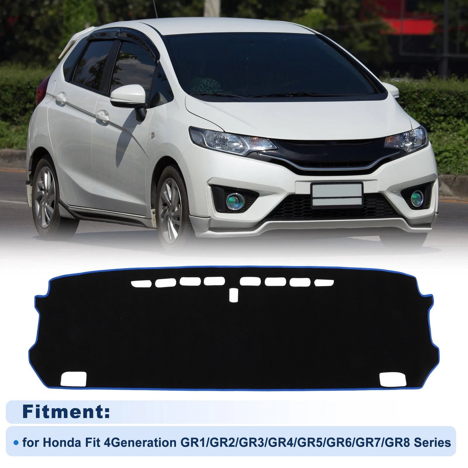 Dash Cover for Honda Fit (2007–2020) GR1/GR2/GR3/GR4/GR5/GR6 Polyester