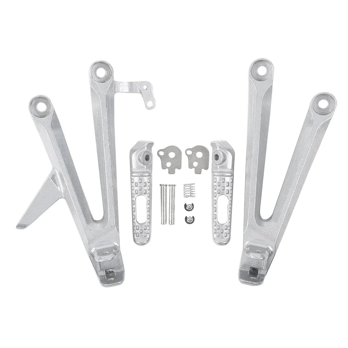 3 x Footrests Footpegs Bracket Set for Honda CBR1000RR (2004 - 2007)