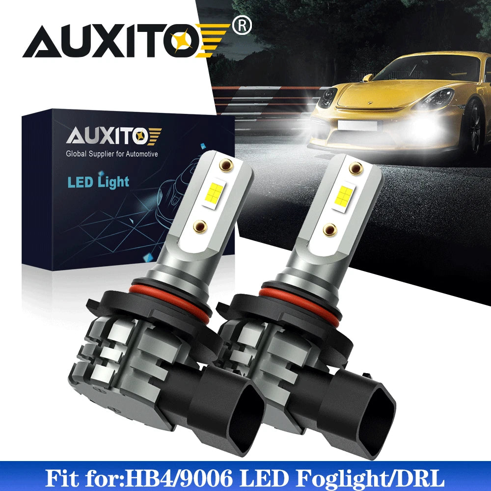 2X AUXITO 9006 HB4 LED Fog Driving Light Bulbs for