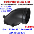 Air Cleaner Connector Carburetor Intake Boot for Kawasaki KE125 (1974–1981)