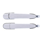 2 x Rear Left + Right Outer Door Handle Chrome for Hyundai Tucson (2004–2010)