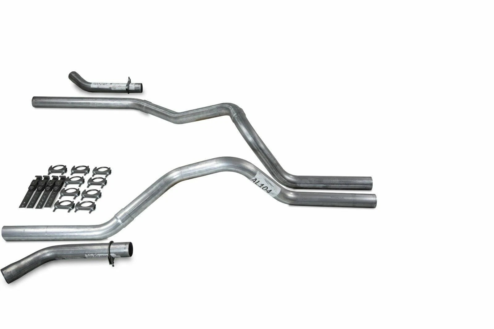 2.5" Dual Exhaust Kit for Ford F150 (2021–2025) No Muffler Corner Exit