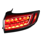 Chrome Red LED Outer Taillight Assembly for Ford Edge (2015–2018)