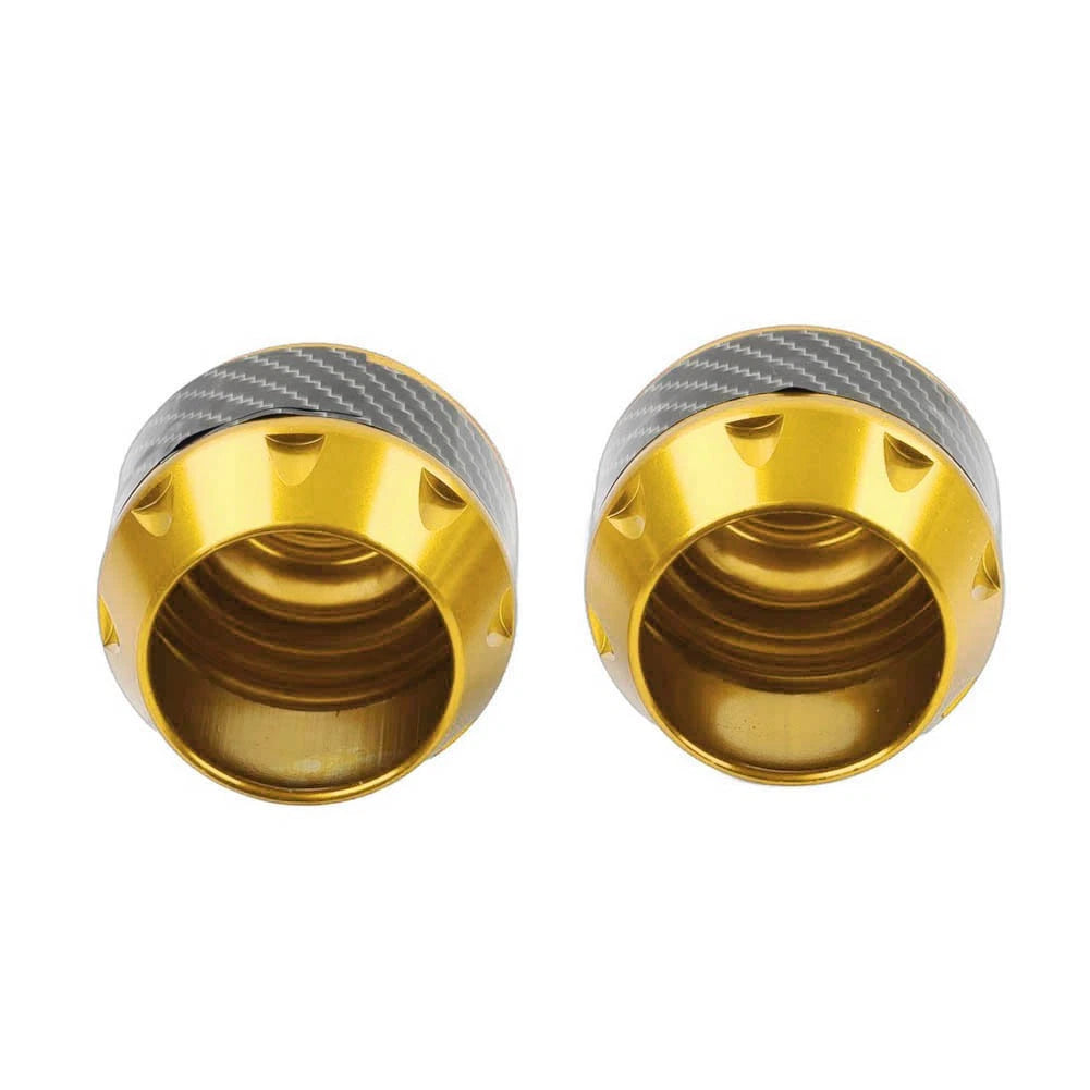 Front Fork Frame Sliders for Motorcycle (Pair) - Gold