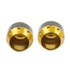 Front Fork Frame Sliders for Motorcycle (Pair) - Gold