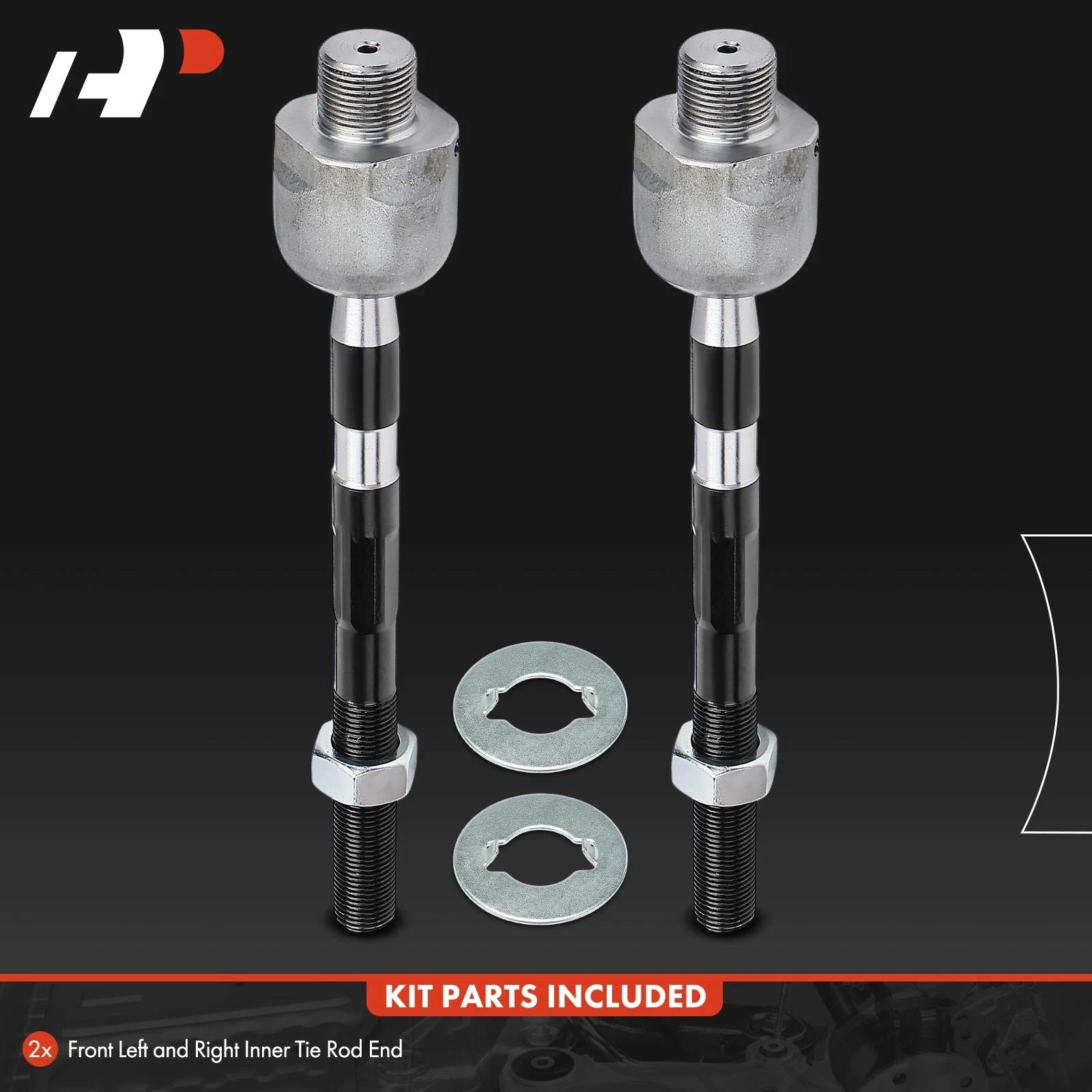 2X Front Inner Tie Rod End for Ford Edge Lincoln MKX (2007-2015)
