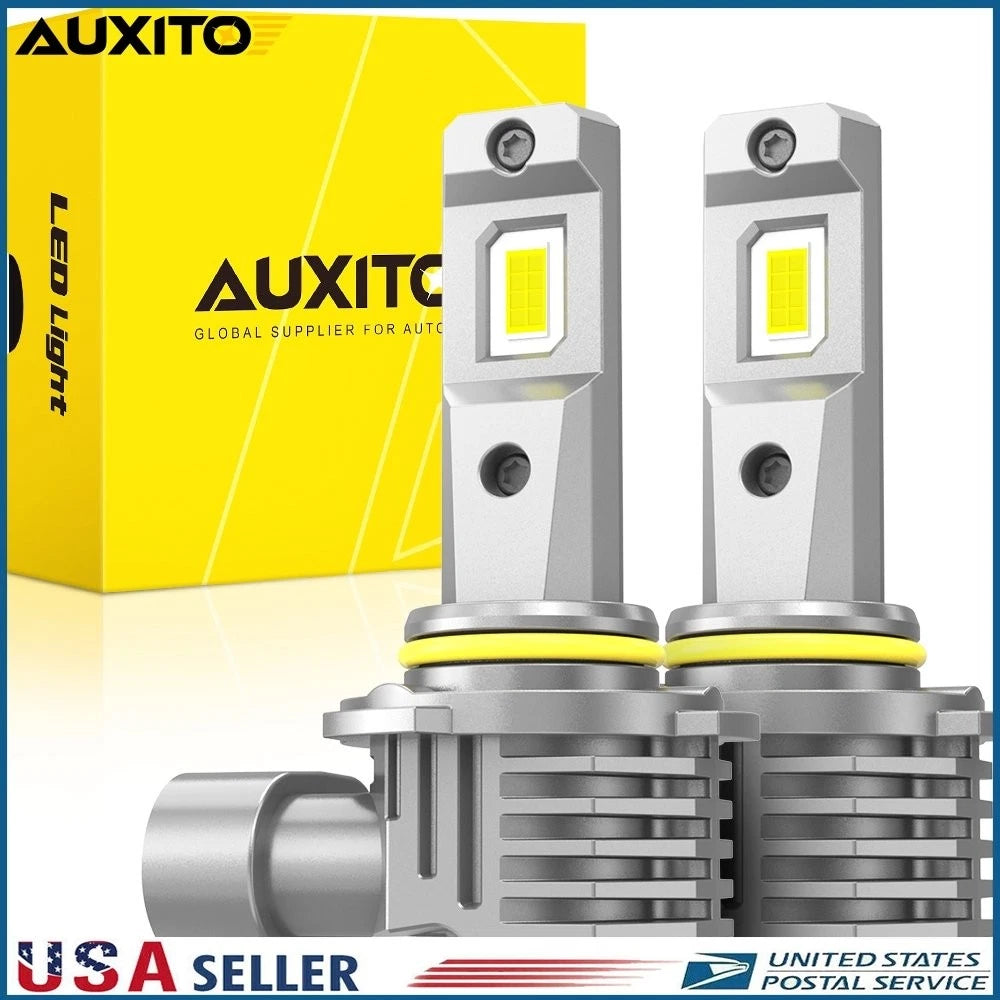 2X AUXITO 9006 HB4 LED Headlight Bulbs for