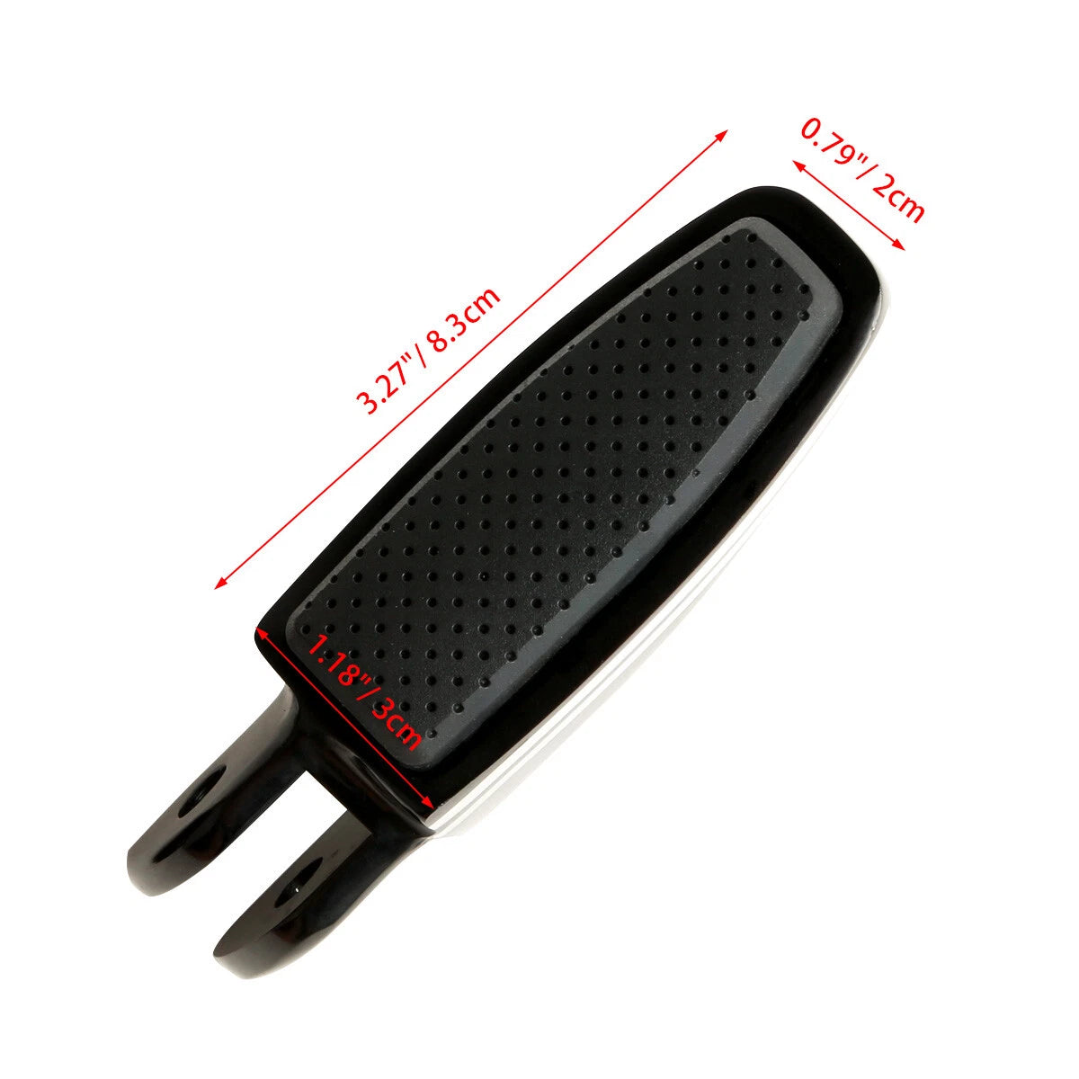 Foot Pegs for Harley Fat Bob FXFB FXFBS (2018–2023) Black
