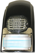 Lighted Turn Signal Eliminator Kit for Custom Dynamics (Chrome)