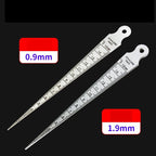 115mm Stainless Steel Taper Gauge Dual Scale Metric Inch