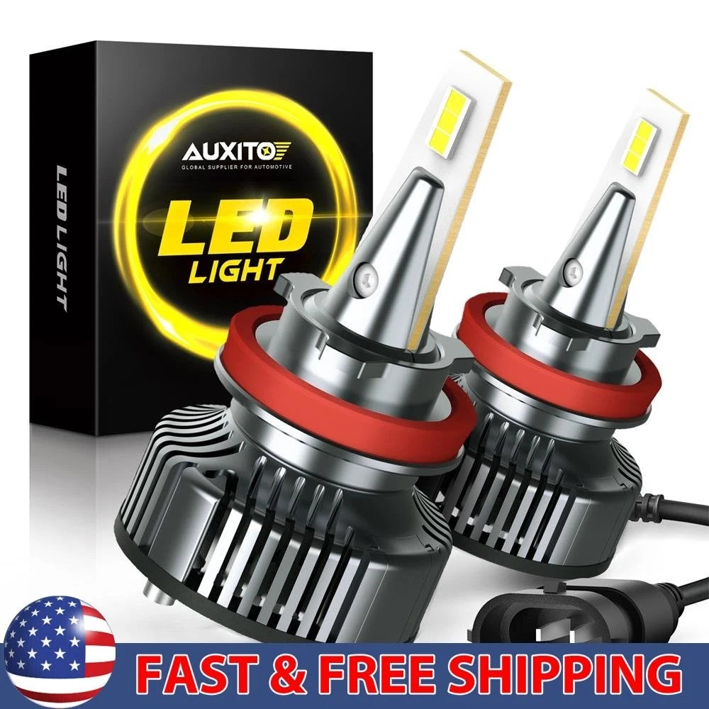 2X LED Headlight Kit for H11 H8 Vehicles
