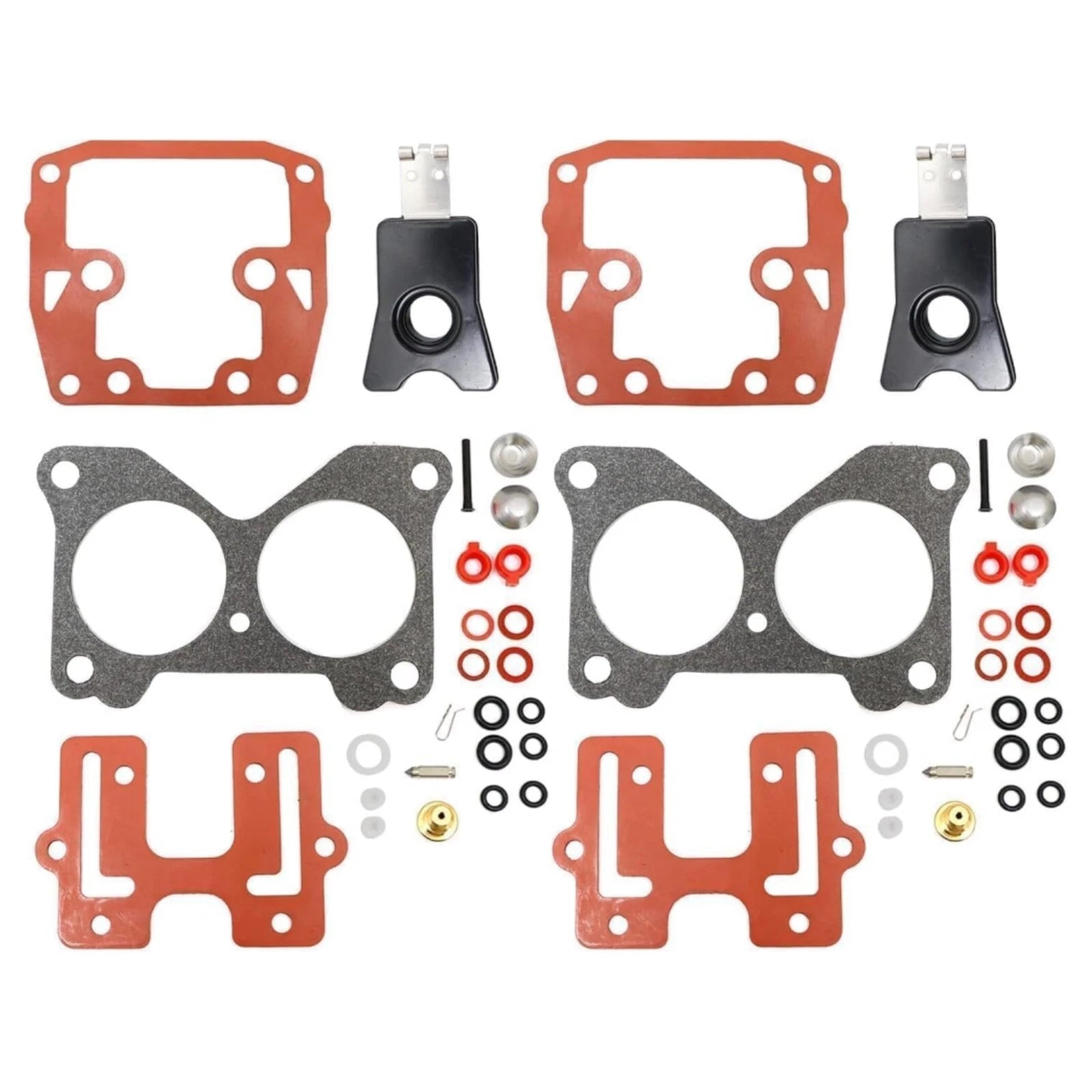 2Pcs Carb Rebuild Kits for Johnson Evinrude V4 (1985–1995)