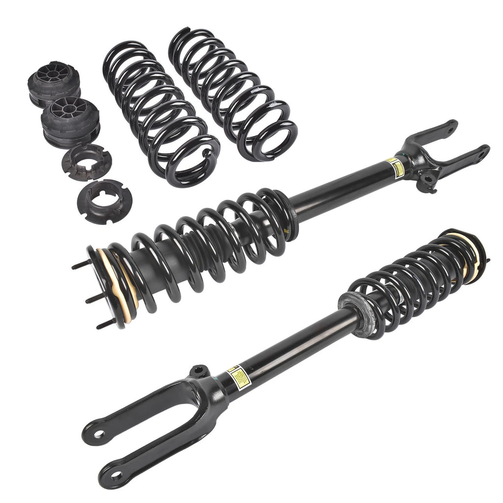 Front Shock Struts & Rear Coil Spring Lowering Kit for Mercedes W164 (2006–2011)