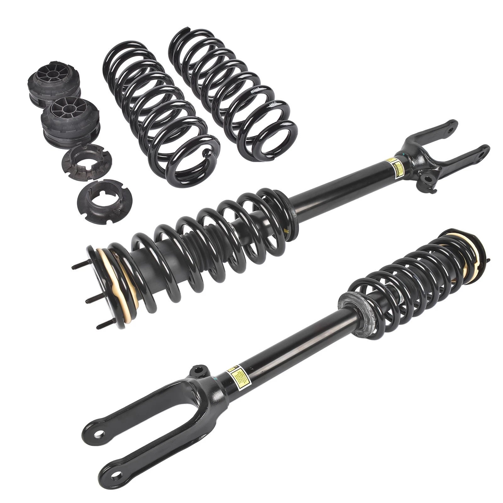 Front Shock Struts & Rear Coil Spring Lowering Kit for Mercedes W164 (2006–2011)