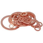 Set of 200 Copper Washers M5 Flat Sealing Rings for Pumps and Valves