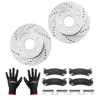 Front Brake Rotors & Pads Kit for Chevrolet Tahoe (2000–2006), Astro (2003–2005)