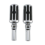 Pair Chrome Passenger Foot Pegs for Harley Softail Slim (2012-2017)