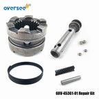 68V Gear Kit & Clutch Dog Repair Kit for Yamaha Outboard F75-115HP (4T)