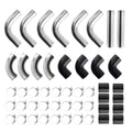 12PCS Intercooler Piping Kit for Universal Fit (2.5")