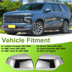 Set of 2 Side Mirror Cover Caps for Cadillac Escalade (2021–2025)