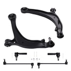 6x Front Lower Control Arms Sway Bar Tie Rods Kit for Honda Odyssey (2011–2017)