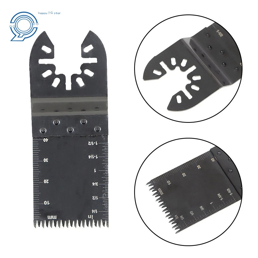 50X Black Precision Tooth Oscillating Saw Blades 1-3/8 Inch
