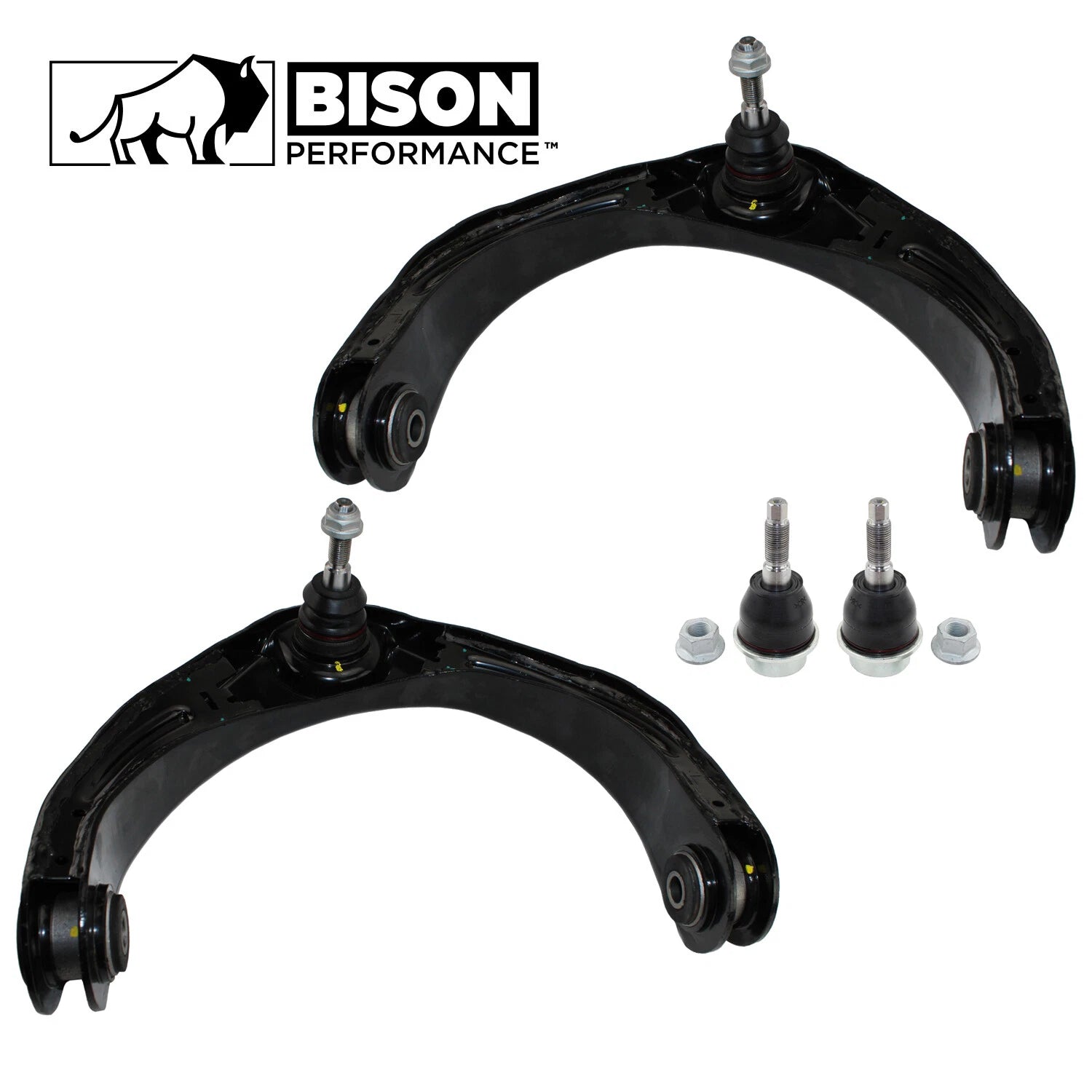 4pc Front Upper Control Arm Lower Ball Joint Kit for Ram 1500 (2019–2023)