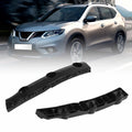 Pair of Bumper Fender Brackets for Nissan Rogue (2015–2019) - Black