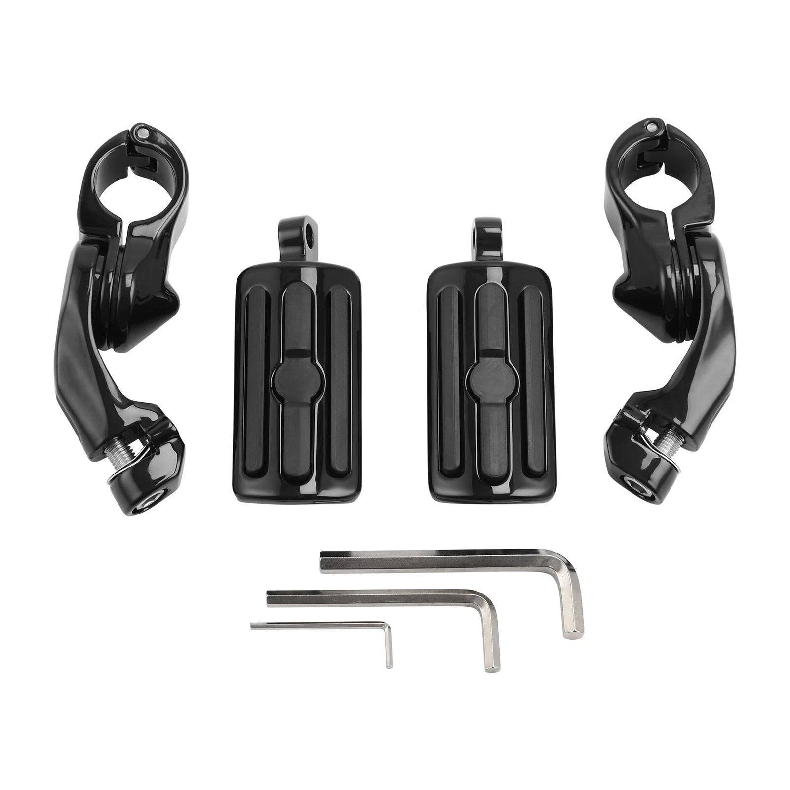 1-1/4" Universal Highway Short Angled Foot Pegs for Harley (Fits )