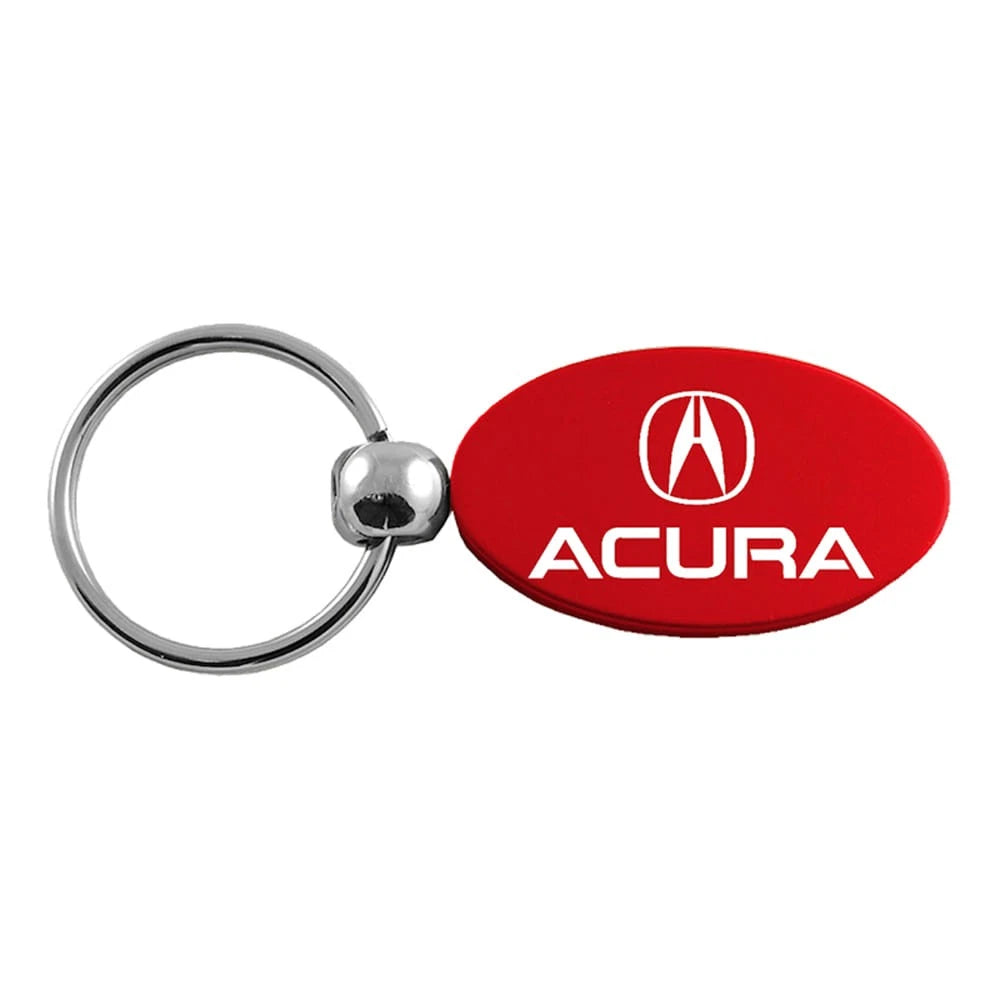Red Oval Keychain KC1340.ACU.RED - Officially Licensed for Acura