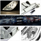 Clear Lens Bumper Fog Lights with Switch for Hyundai Accent (2012–2016)