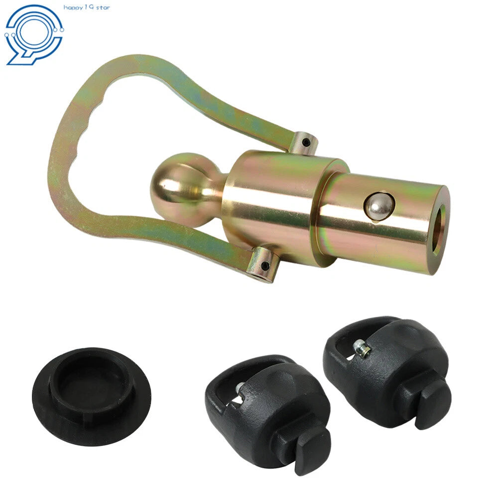 Trailer Hitch Ball & Safety Chain Kit for Ford GM Nissan Trucks