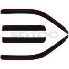 Window Visor Rain Vent Shade Guard Deflector for Ford Explorer (1991–2005)