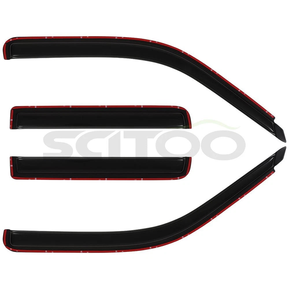 Window Visor Rain Vent Shade Guard Deflector for Ford Explorer (1991–2005)