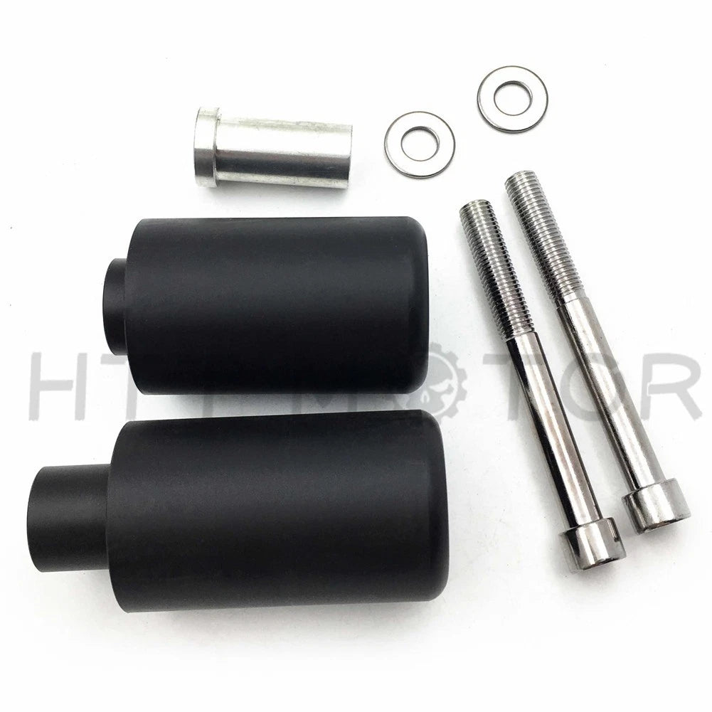 Frame Slider Crash Protector for Suzuki GSXR 1000 (2003–2004) No Cut Black