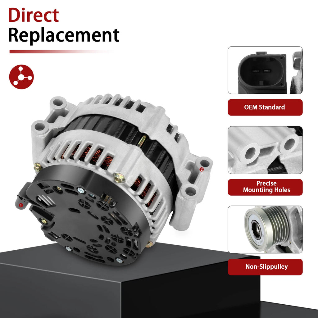 Alternator for BMW 328i xDrive 2013, 528i 2008-2010