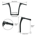 16" Fat 1 1/4" Handlebar Hanger Bar for Harley Sportster XL883 XL1200 (2004–2023)