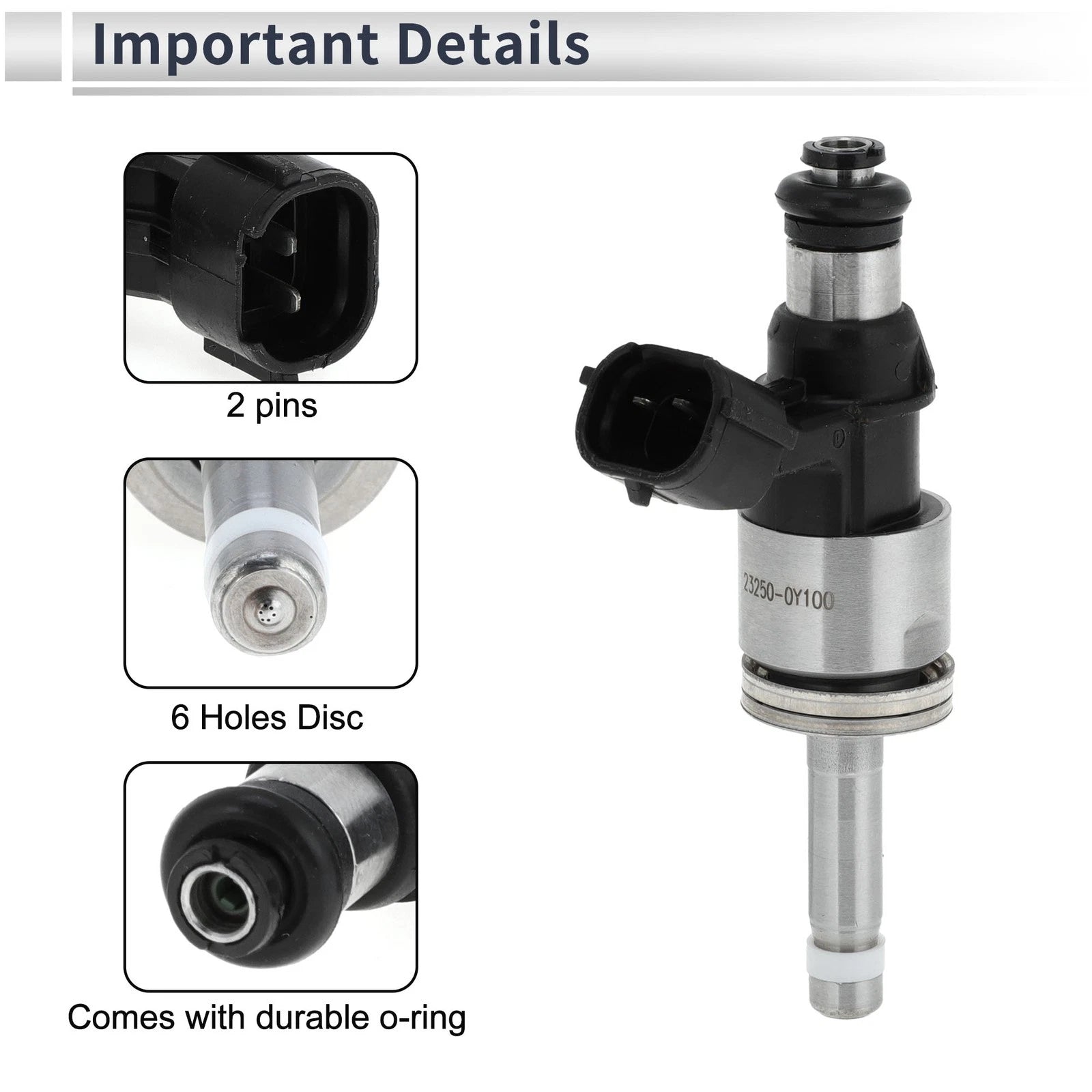 Fuel Injector No. 23250-0Y100 for Toyota Corolla 1.2T (2018–2021)