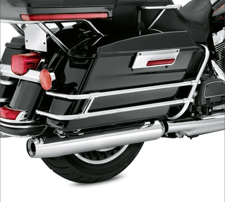 Saddlebag Guard Twin Rail Bracket for Harley Road King FLHR (1997–2008)