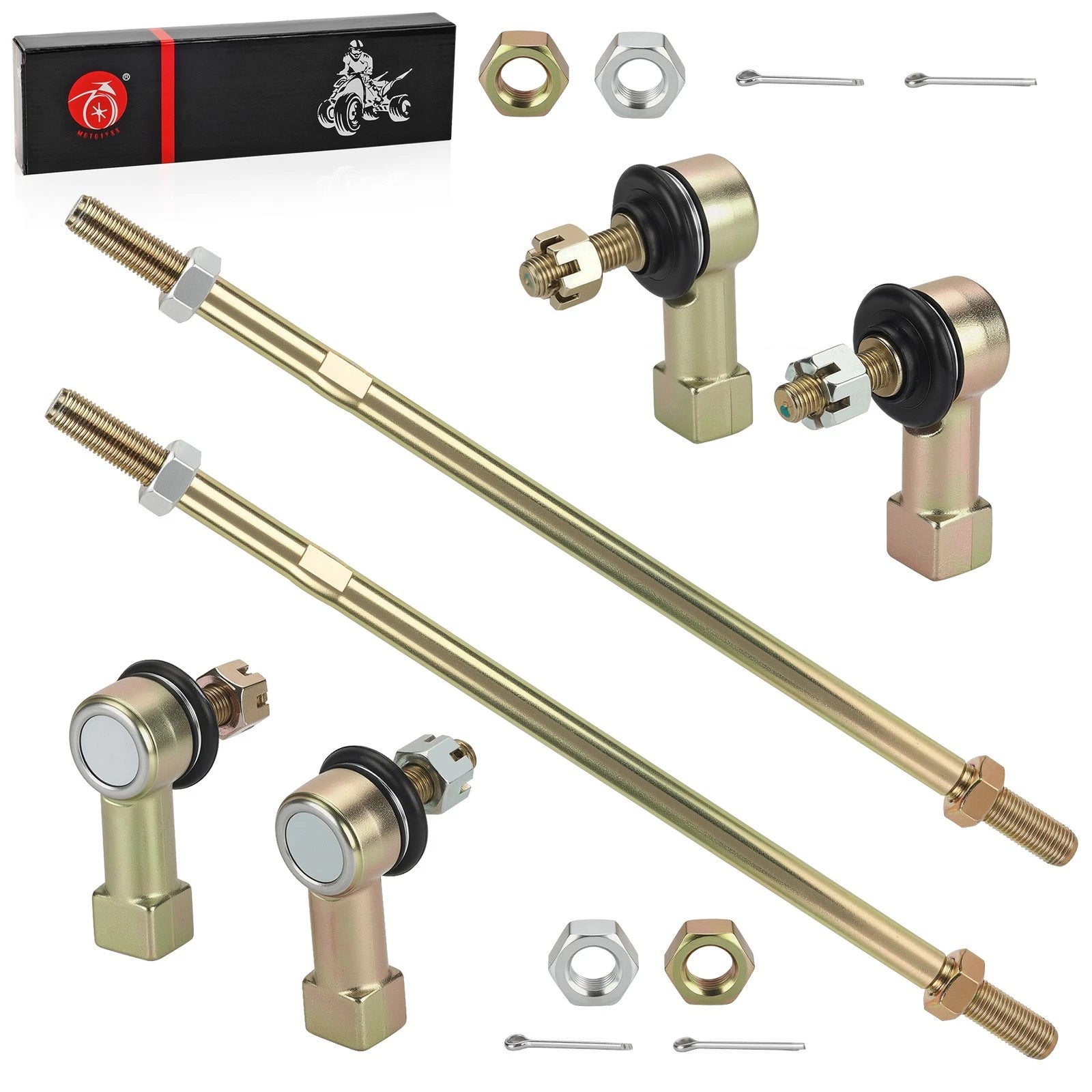 Set of 2 Tie Rod Ends for Honda TRX450ER (2006–2009, 2012–2014)