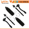 Set of 6 Front Steering Tie Rod Ends for Kia Soul (2010–2013)