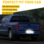 Bright Super White LED License Plate Lights for Dodge Dakota (1997–2011)